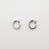 Cartier LOVE Hoop Earrings 2 Diamonds White Gold