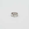 Cartier LOVE Hoop Earrings 2 Diamonds White Gold