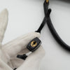 Hermès Black Shiny Porosus Crocodile Sellier Kelly 32 Gold Hardware 1997
