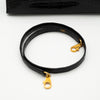 Hermès Black Shiny Porosus Crocodile Sellier Kelly 32 Gold Hardware 1997