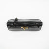 Hermès Black Shiny Porosus Crocodile Sellier Kelly 32 Gold Hardware 1997
