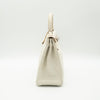 *Rare* Hermès Kelly 32 Retourné Dalmatian White Buffalo Skipper Palladium Hardware 2001