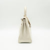 *Rare* Hermès Kelly 32 Retourné Dalmatian White Buffalo Skipper Palladium Hardware 2001