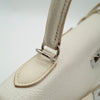 *Rare* Hermès Kelly 32 Retourné Dalmatian White Buffalo Skipper Palladium Hardware 2001