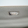 *Rare* Hermès Kelly 32 Retourné Dalmatian White Buffalo Skipper Palladium Hardware 2001