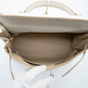 *Rare* Hermès Kelly 32 Retourné Dalmatian White Buffalo Skipper Palladium Hardware 2001