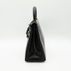 Hermès Vintage Noir Box Calf Kelly 32 Retourné Gold Hardware 1993