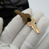 Hermès Vintage Noir Box Calf Kelly 32 Retourné Gold Hardware 1993