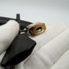 Hermès Vintage Noir Box Calf Kelly 32 Retourné Gold Hardware 1993