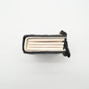 *Rare* CHANEL F/W 2022 Black Lambskin Mini Book Card Holder Light Gold Hardware 22B AP2953