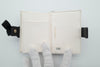 *Rare* CHANEL F/W 2022 Black Lambskin Mini Book Card Holder Light Gold Hardware 22B AP2953