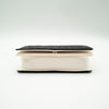 CHANEL F/W 2022 Black Lambskin Book Wallet on Chain Light Gold Hardware 22B AP2952