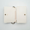 CHANEL F/W 2022 Black Lambskin Book Wallet on Chain Light Gold Hardware 22B AP2952