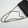 CHANEL F/W 2022 Black Lambskin Book Wallet on Chain Light Gold Hardware 22B AP2952