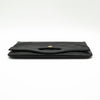 *Rare* CHANEL Pochette 31 Clutch Black Quilted Shiny Crumpled Calfskin Light Gold Hardware