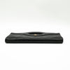 *Rare* CHANEL Pochette 31 Clutch Black Quilted Shiny Crumpled Calfskin Light Gold Hardware