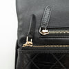 *Rare* CHANEL Pochette 31 Clutch Black Quilted Shiny Crumpled Calfskin Light Gold Hardware