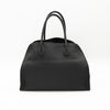 The Row Soft Margaux 12 Black Matte Grained Calfskin PHW
