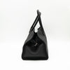 The Row Soft Margaux 12 Black Matte Grained Calfskin PHW