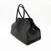 The Row Soft Margaux 12 Black Matte Grained Calfskin PHW