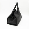 The Row Soft Margaux 12 Black Matte Grained Calfskin PHW