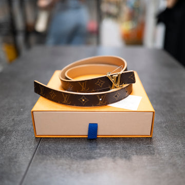 Louis Vuitton Initials 30 mm Reversible Belt Monogram Canvas and Leather