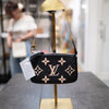 Louis Vuitton Mini Pochette Accessoires Bicolor Monogram Empreinte Leather Black/Cream
