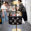 Louis Vuitton Mini Pochette Accessoires Bicolor Monogram Empreinte Leather Black/Cream