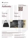The Row Soft Margaux 12 Black Matte Grained Calfskin PHW