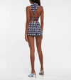 Jacquemus Le Haut Limao Cropped Gingham Halter Top Size 2