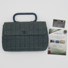CHANEL Vintage Denim Chocolate Bar Mademoiselle Top Handle Bag 2001