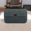 CHANEL Vintage Denim Chocolate Bar Mademoiselle Top Handle Bag 2001