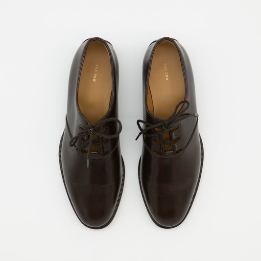 The Row Grant Leather Oxfords IT 36