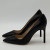 Manolo Blahnik BB 105 Pointed Toe Pumps in Black Smooth Calfskin Size 36