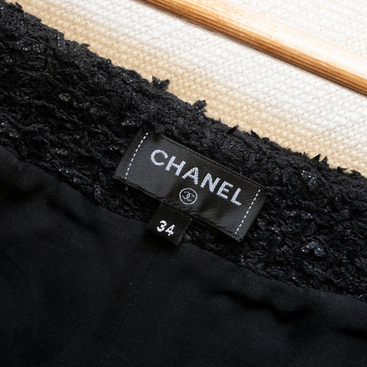 CHANEL 2023 Tweed Strapless Romper FR 34 | US 2