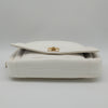 CHANEL White Lambskin Puffy Diana Flap Bag