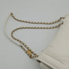 CHANEL White Lambskin Puffy Diana Flap Bag