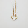 Van Cleef & Arpels Mother of Pearl Vintage Alhambra Necklace 18K Yellow Gold Full Set