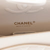 NEW CHANEL Medium Classic Flap Beige Clair Lambskin Quilted Gold Hardware Full Set
