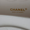 NEW CHANEL Medium Classic Flap White Caviar Quilted Light Gold Hardware Full Set
