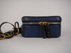 Chanel Caviar Medium Filigree Vanity Case Navy/Black - Vintage Girlfriend Luxury