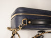 Chanel Caviar Medium Filigree Vanity Case Navy/Black - Vintage Girlfriend Luxury