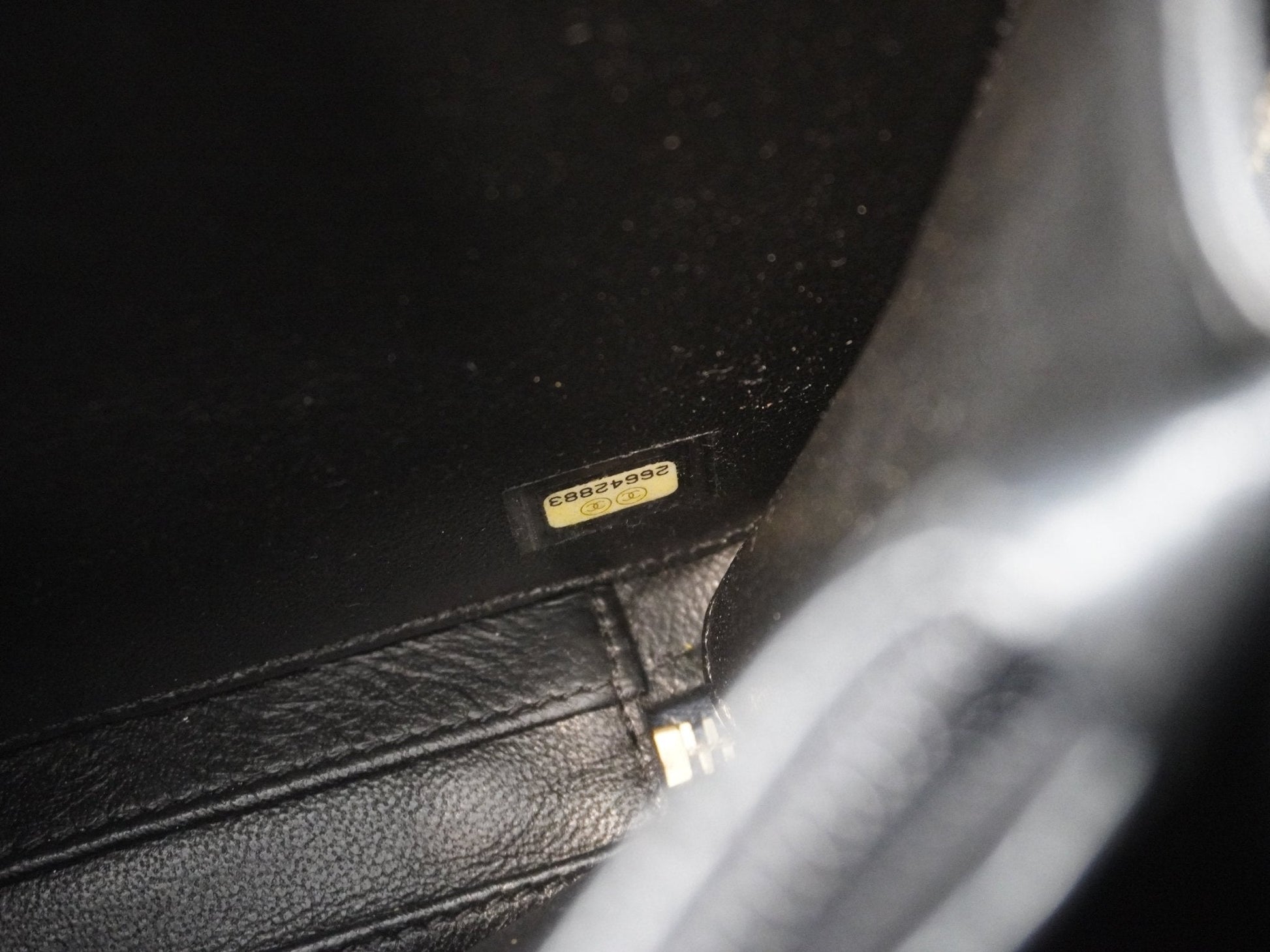 Chanel Caviar Medium Filigree Vanity Case Navy/Black - Vintage Girlfriend Luxury