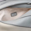Loewe Mini Puzzle Leather Shoulder Bag White/Ash Grey/Marble Green