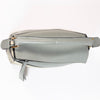 Loewe Mini Puzzle Leather Shoulder Bag White/Ash Grey/Marble Green