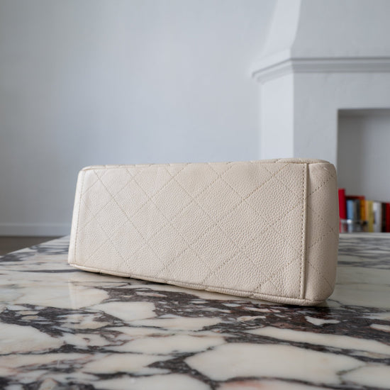 Rare Chanel Caviar CC Turn Lock Flap Bag GHW - Vintage Girlfriend Luxury